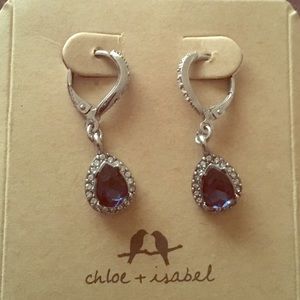 Chloe + Isabel Ethereal Crystal drop earrings